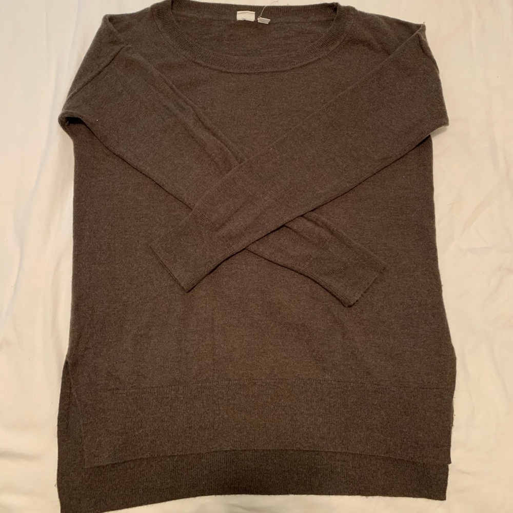 Gap Sweater-part merino extra fine wool Deep Olive